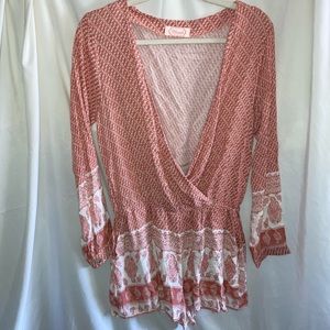 Blush Sz L Romper